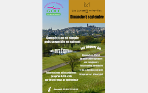 Compétition des Lunettes Méravilles du 5 Septembre SCRAMBLE