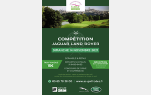 Compétition JAGUAR & LAND ROVER du 14 Novembre