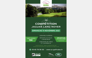 Compétition JAGUAR &amp; LAND ROVER du 14 Novembre