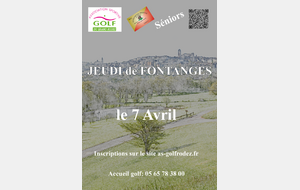 Jeudi de Fontanges du 7 avril