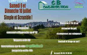 Compétition CB Construction  SCRAMBLE du 10/07