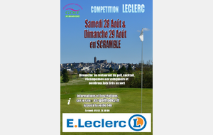 Compétition LECLERC du samedi 27 Août